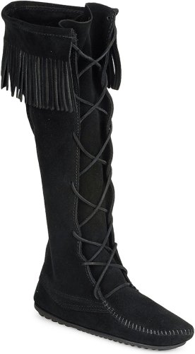 Laarzen Minnetonka  FRONT LACE HARDSOLE KNEE HI BOOT