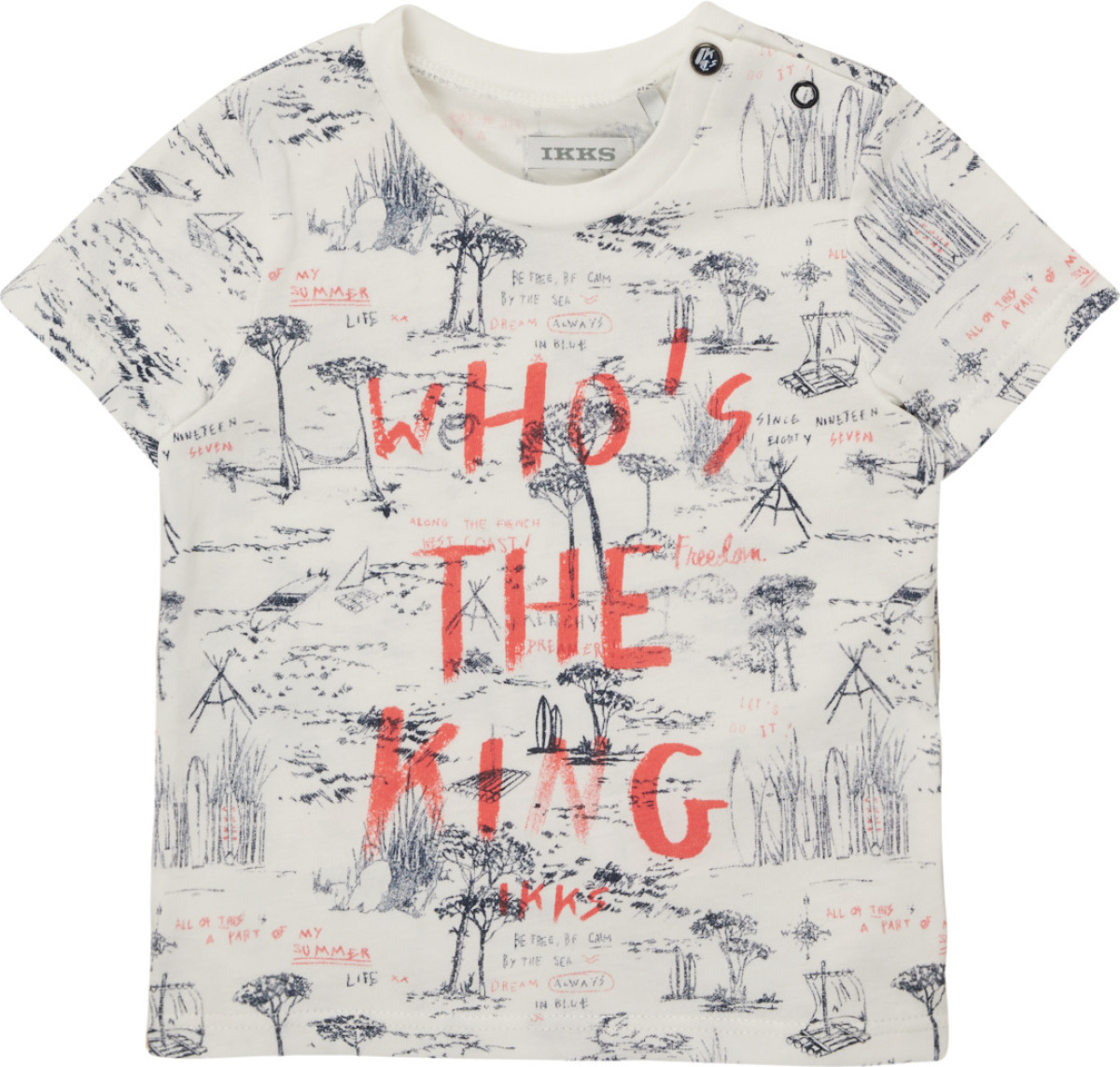 T-shirt Korte Mouw IKKS  ECHANTILOI