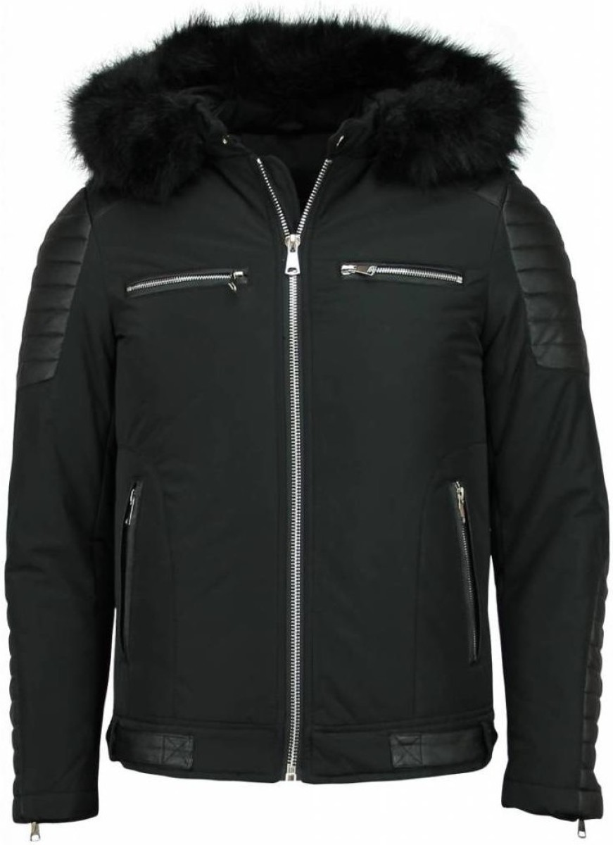 Parka Jas Enos  Korte Parka Jas Bontkraag