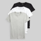T-shirt Korte Mouw Polo ralph lauren  WHITE/BLACK/ANDOVER HTHR pack de 
