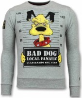 Sweater Local Fanatic  Bad Dog Cartoon