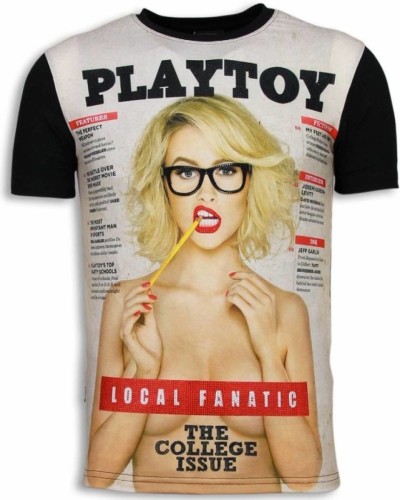 T-shirt Korte Mouw Local Fanatic  Playtoy The College Issue Digital