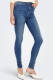 Only high waist skinny jeans ONLPAOLA blue denim