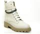 Braqeez Gina Gabri leren veterboots beige