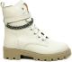 Braqeez Gina Gabri leren veterboots beige