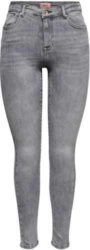 Only Onlpower Lif Mid Push Up Skinny Jeans Dames Grijs