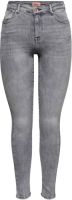 Only high waist skinny jeans ONLPOWER grijs