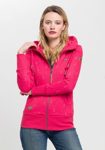 Ragwear Sweatvest met maritieme all-over "anker"-print