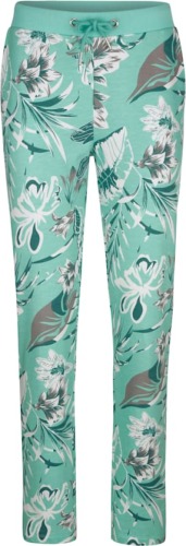 Joggingbroek met modieuze print rondom Harmony Lichtgroen/Jadegroen/Grijs