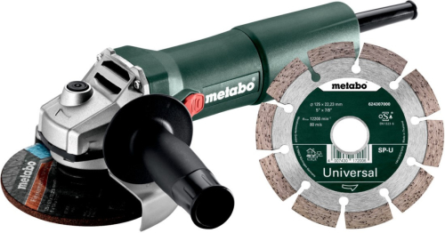 Metabo W 750-125 Set | (603605920) | Haakse slijper | 125mm | 750W