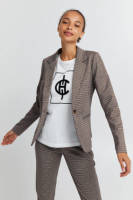 ICHI blazer IHKATE CAMELEON BL met all over print bruin