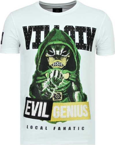 T-shirt Korte Mouw Local Fanatic  Villain Duck Strakke W