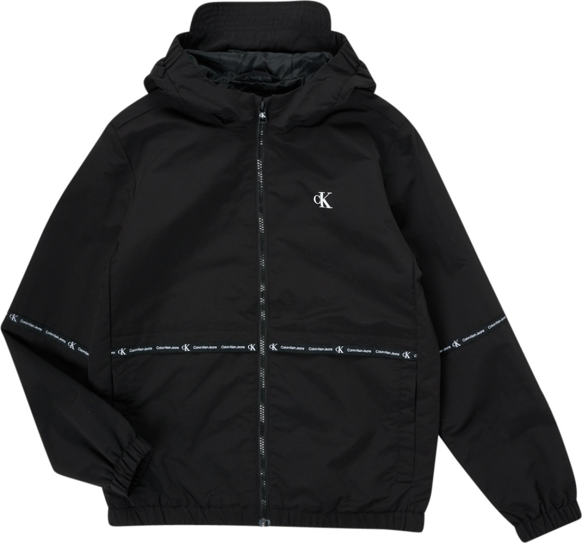 Windjack CALVIN KLEIN JEANS  MINI LOGO TAPE JACKET