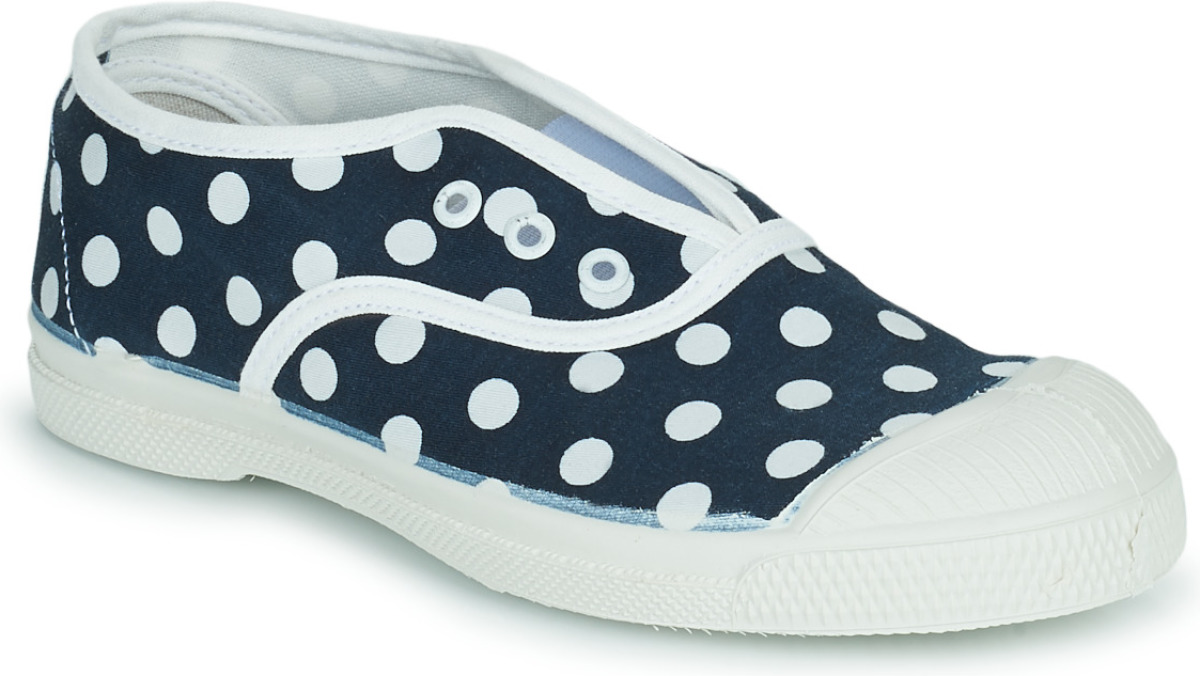 Lage Sneakers Bensimon  ELLY NAVY DOT