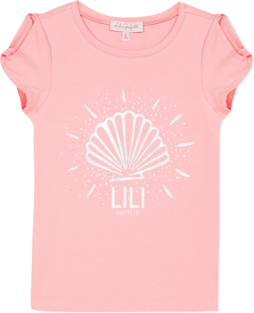 T-shirt Korte Mouw Lili Gaufrette  KATIA