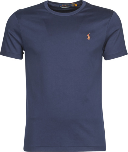 T-shirt Korte Mouw Polo ralph lauren  T-SHIRT AJUSTE COL ROND EN PIMA COTON LOGO PONY PLAYER MULTICOLO