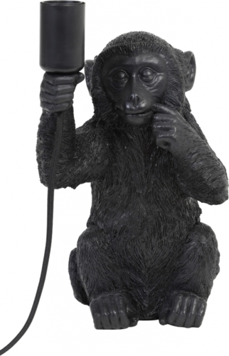 Merkloos Tafellamp MONKEY Zwart