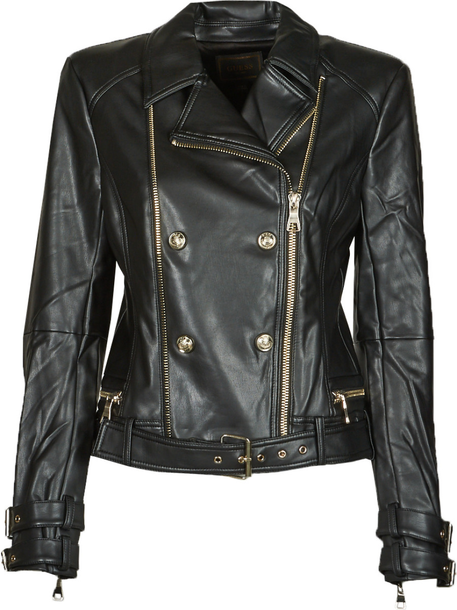 Leren Jas Guess  OLIVIA MOTO JACKEY