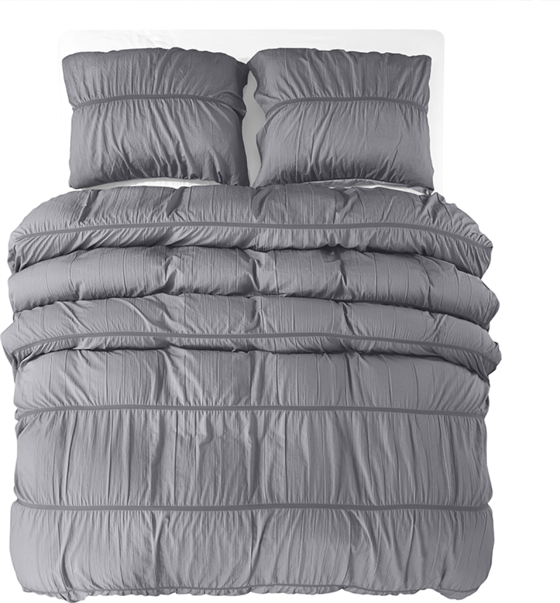 Zensation Exclusive Boras Dekbedovertrek Kleur: Antraciet, 200 x 220 cm Dekbedovertrek