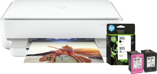 HP ENVY 6022e + 1 set extra inkt