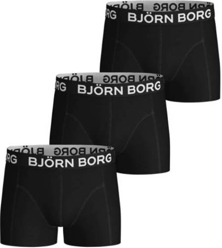 Bjorn borg boxershort Sammy - set van 3 zwart