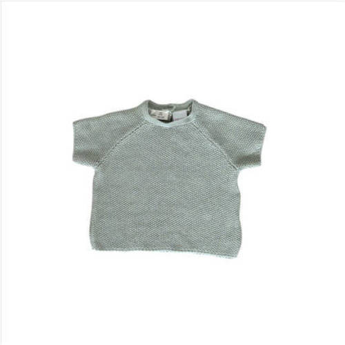 Witlof for kids baby gebreid T-shirt groen