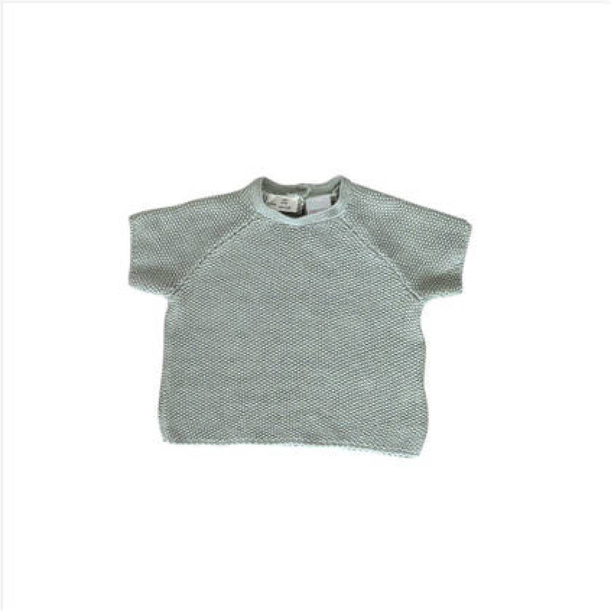 Witlof for kids baby gebreid T-shirt groen