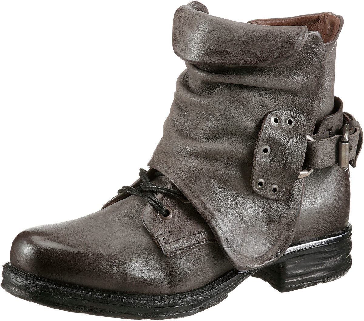 A.s.98 Bikerboots SAINTMETAL met buigzame draad in de rand