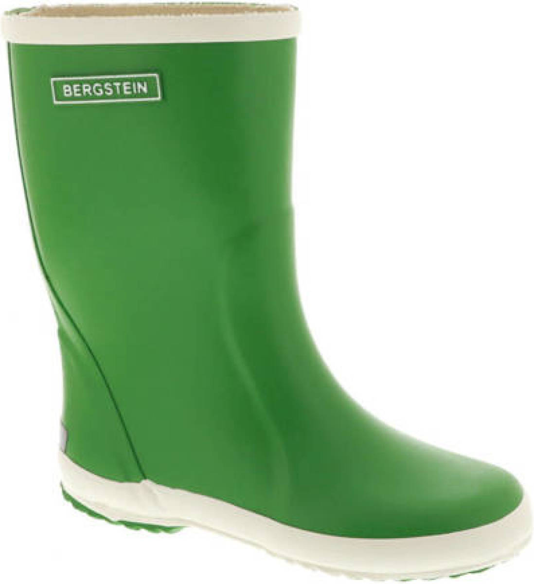 Bergstein Rainboot regenlaarzen groen/wit