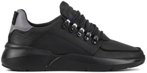 Nubikk Roque Roman M leren sneakers zwart