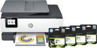 HP Officejet Pro 8022e + 1 set extra inkt