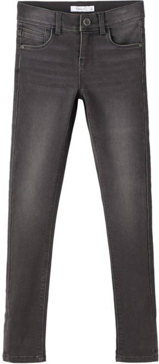 NAME IT KIDS skinny jeans NKFPOLLY dark grey denim