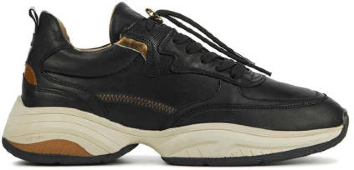 Via vai Pepper Jyll 58100 chunky leren sneakers zwart