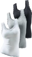 H.I.S Tanktop met kant (Set van 3)