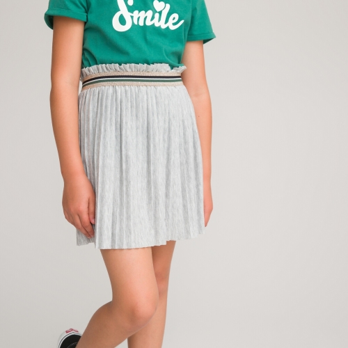 La Redoute Collections Plissérok, elastische taille, 3-12 jaar