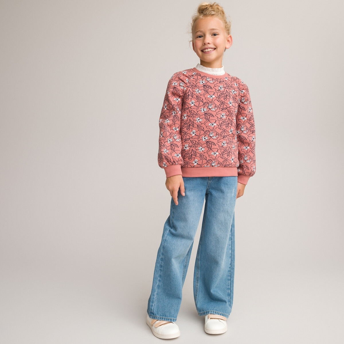 La Redoute Collections Sweater met bloemenprint