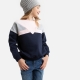 La Redoute Collections Sweater in molton met ronde hals