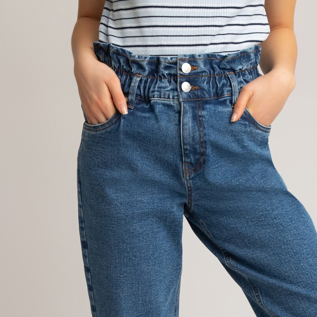 La Redoute Collections Paper bag jeans