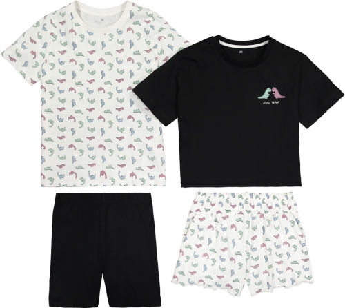 La Redoute Collections Set van 2 pyjashorts in jersey, dinosaurus motief