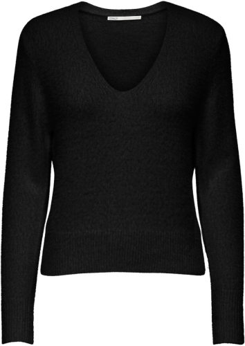 Only Trui met V-hals, donzig tricot