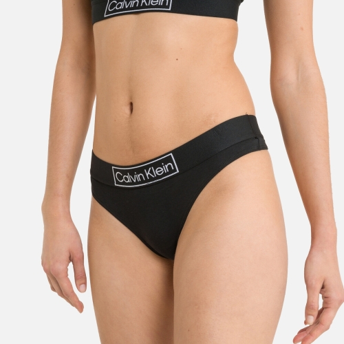 Calvin Klein Underwear String met label vooraan