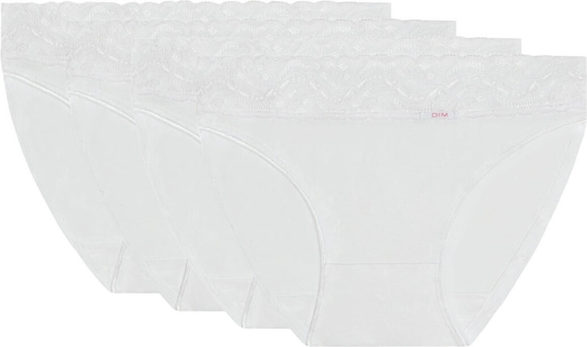Dim Set van 4 midi slips Coton Stretch