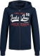 Jack & Jones JUNIOR sweatvest JJELOGO met logo donkerblauw