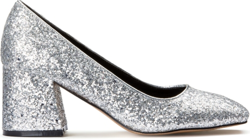 La Redoute Collections Pumps met pailletten, brede hak
