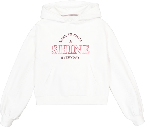 La Redoute Collections Cropped hoodie, tekst vooraan
