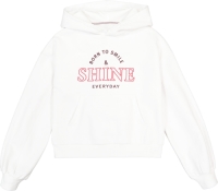 La Redoute Collections Cropped hoodie, tekst vooraan