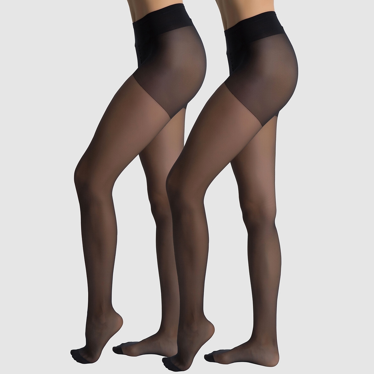 Dim Set van 2 panty's Diam's Voile 22 deniers