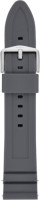 Fossil Siliconen Bandje Grijs 22 mm