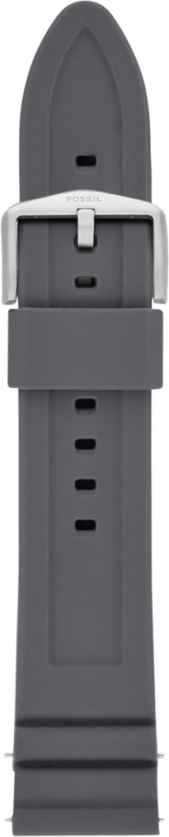 Fossil Siliconen Bandje Grijs 22 mm