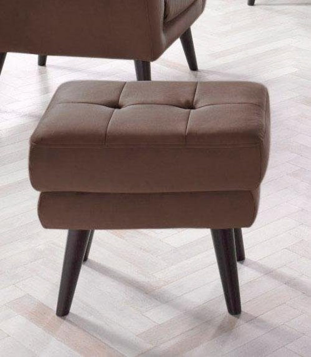 andas Hocker Hemmink met knoopstiksels